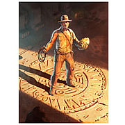 Indiana Jones Lost City of the Golden Legion Canvas Giclee